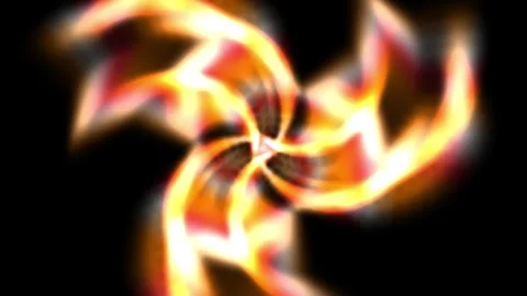 Vibrant flames swirl in a hypnotic motion Stock Footage 330738452