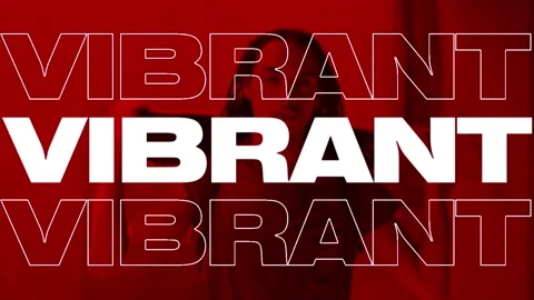 Vibrant Flip Opener Titles After Effects stock