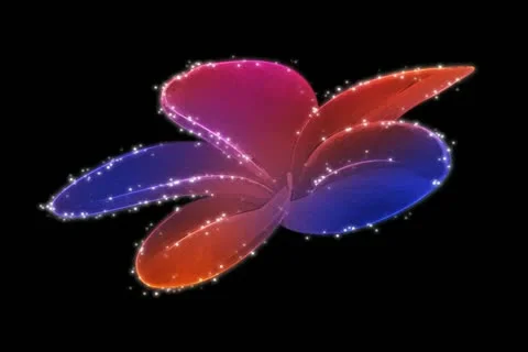 Vibrant Flourish Motion Design Element 03 Stock Footage 10875075