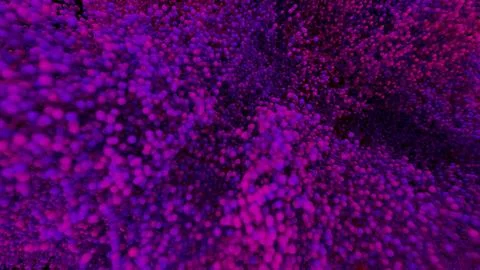 Vibrant flow of abstract particles Stock Illustration