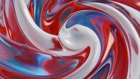 Vibrant flowing abstract ribbon animation. Video stock 330691353