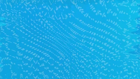 Vibrant flowing blue gradient dots moving in a dynamic abstract pattern Stock Footage 322118770