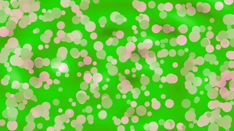 Vibrant flowing bokeh effect abstract tropical green energy background. Stock Footage 339499763