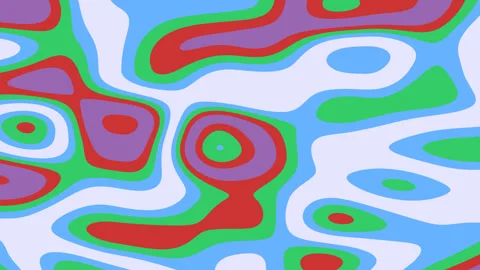 Vibrant Flowing Color Patterns with Smooth Motion Effects Stock Footage 294139695