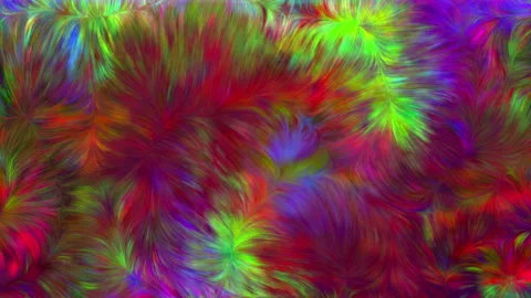 Vibrant Flowing colours animation - Abstract Flowery Shapes and Light Stock Footage 278529894