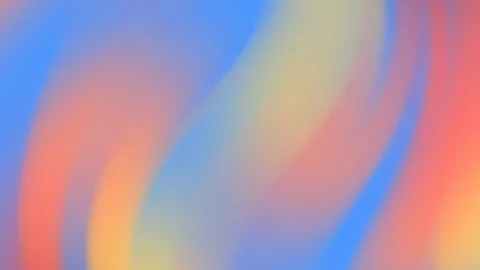 Vibrant Flowing Gradient Waves Abstract Motion Background Loop Vídeo Stock 326039190