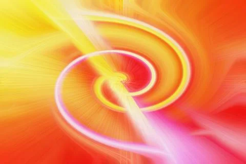 Vibrant flowing lines abstract warm orange background with amber hues for b.. Stock Illustration