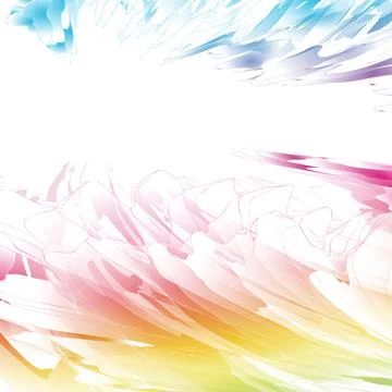Vibrant flowing rainbow splash with dynamic energy for creative backdrop need Stock Illustration
