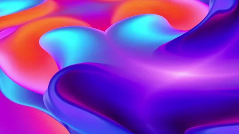 Vibrant fluid abstract background animation 스톡 동영상 304763312