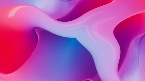 Vibrant Fluid Abstract with seamless looping. 스톡 동영상 303545376
