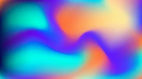 Vibrant fluid gradient abstract background with soft colorful waves of purp.. Stock Illustration