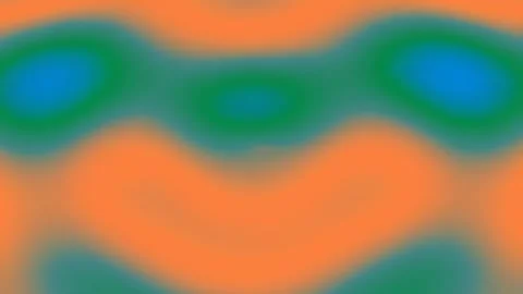 Vibrant Fluid Gradient Background: Abstract Blue Orange Green Wave Motion Stock Footage 341058865