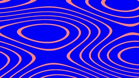 Vibrant fluid waves: Seamless abstract pattern in electric blue and vibrant.. Stock Footage 340379019