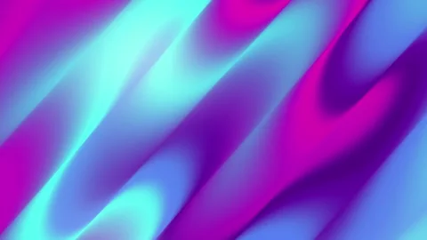 Vibrant fluid waves with soft glow in seamless abstract loop Stock Footage 331516160