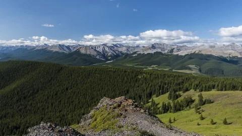 Vibrant forested valleys 8K timelapse Stock Footage 117948475