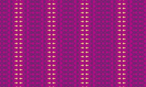 Vibrant Fuchsia Abstract Patterned Background with Alternating Vertical Geo.. Stock Illustration