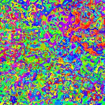 Vibrant Funky Psychedelic Camo Marbled Rainbow Abstract Digital Background Stock Illustration