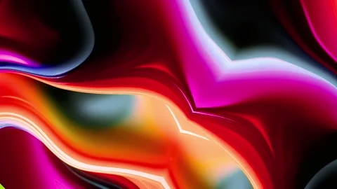 Vibrant futuristic liquid motion in abstract flow 库存影片 340024946
