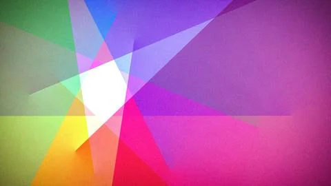 Vibrant geometric abstract 4K design with intersecting shapes in shades of .. イラスト素材