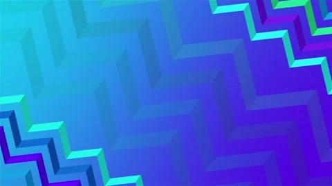 Vibrant Geometric Abstract Art with 3D Illusion and Gradient Patterns 스톡 동영상 341927030