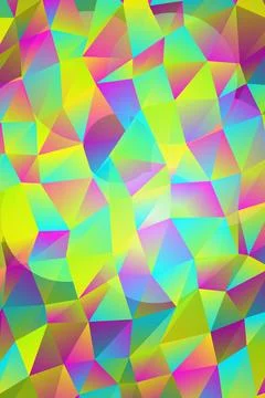 Vibrant Geometric Abstract Background Фото