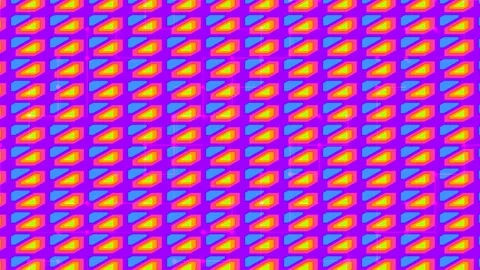 Vibrant geometric abstract pattern background with repeating colorful digit.. Stock Footage 339799016