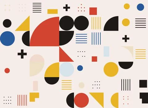 Vibrant geometric abstract pattern for creative backgrounds and modern design Illustrazione stock