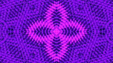 Vibrant Geometric Abstract Pattern in Purple and Black for Artistic Design Stock-Footage 345420863