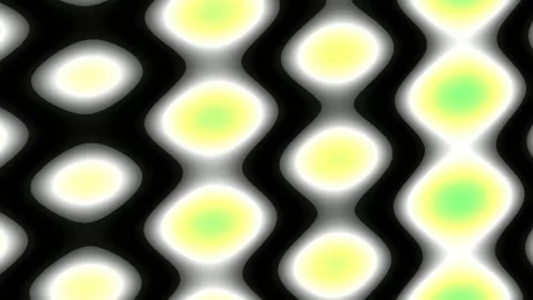 Vibrant geometric background pattern of repeating light blue and yellow shape Video stock 342159589