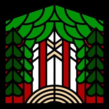 Vibrant Geometric Cube Pattern Vector Art Illustration for Packaging Design Stock Illustration