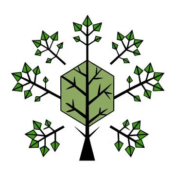 Vibrant Geometric Cube Pattern Vector Art Illustration for Packaging Design Stock Illustration