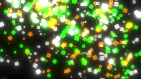 Vibrant Geometric Dance: Abstract Rectangular Animation Stock Footage 278797336