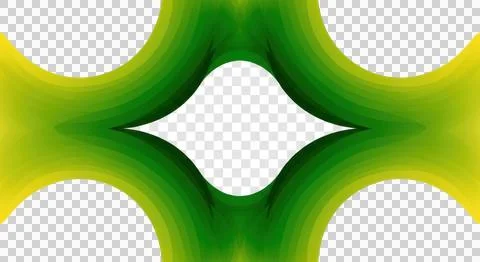 A vibrant geometric design featuring intersecting green and white diamond s.. Stock Illustration