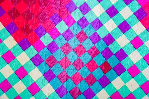 Vibrant geometric diamond pattern Stock Photos