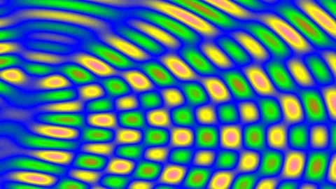Vibrant Geometric Grid Netting Overlapping Pattern Display Vídeo Stock 334988530