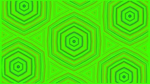 Vibrant geometric hexagon pattern. Modern abstract design with neon green Stock Illustration