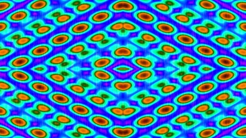 Vibrant Geometric Kaleidoscope Background Pattern for Abstract Digital Art .. Stock Footage 339785671