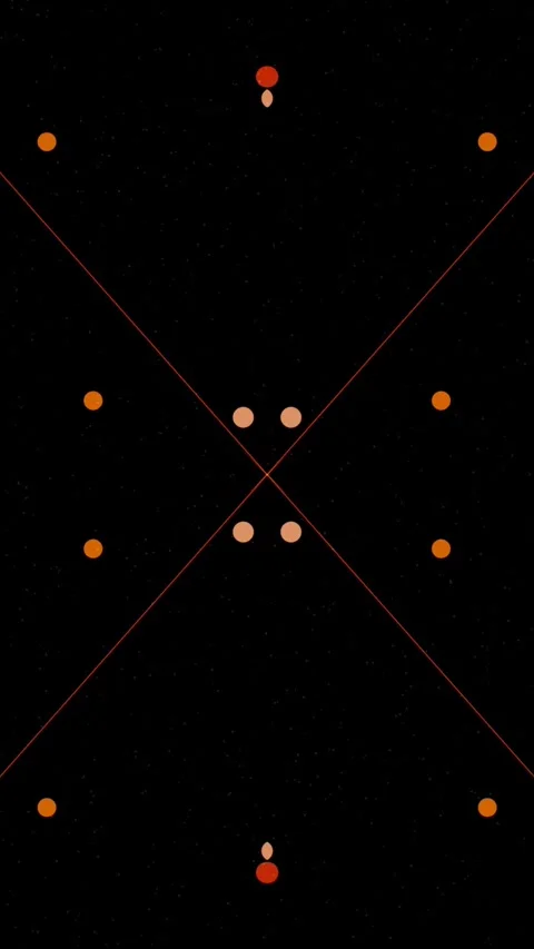 Vibrant Geometric Kaleidoscope Motion Graphics VJ Loop Stock-Footage 337529681