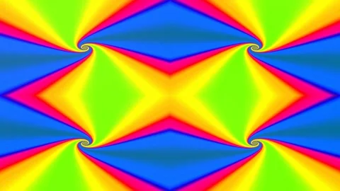 Vibrant geometric kaleidoscope pattern for modern digital abstract backgrou.. Stock Footage 339782998
