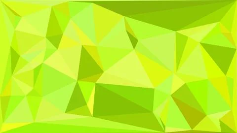 Vibrant geometric low poly green and yellow background イラスト素材