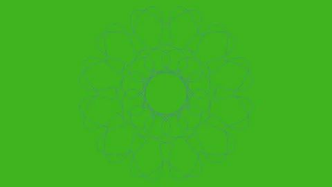 Vibrant geometric mandala with multicolor patterns. abstract floral symmetrical Stock Footage 317167392