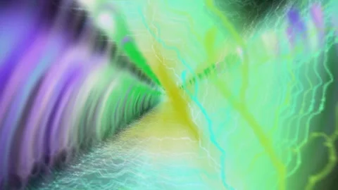 Vibrant geometric mandala pattern with radiating red and green squares, abstract Video stock 314935801