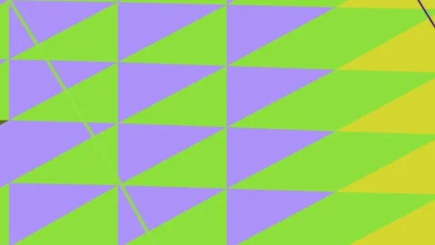 Vibrant Geometric Pattern Animation with Triangles. Stock Footage 329426445