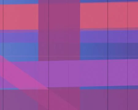 Vibrant geometric pattern background with purple, pink, and blue blocks and.. Stock-Illustration