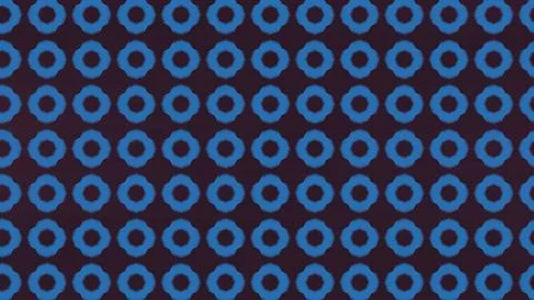 Vibrant geometric pattern of blue concentric circles. Modern abstract design Stock Illustration