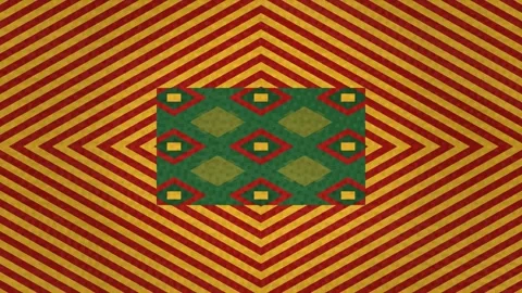 Vibrant geometric pattern with bold lines and colors in Stock Footage 338167309
