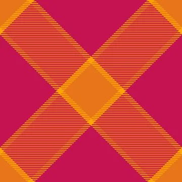 Vibrant geometric pattern in bold orange and magenta.  Striped, diagonal desi 스톡 일러스트