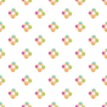 Vibrant geometric pattern creating a seamless abstract background Stock Illustration