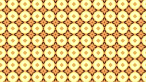 Vibrant geometric pattern of golden circles on rustic brown background. Stock Illustration