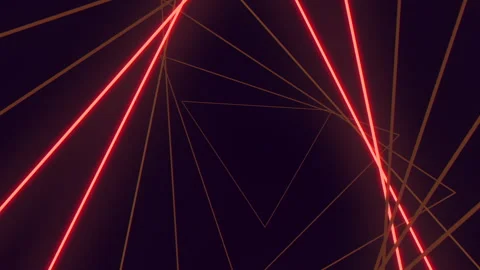 Vibrant geometric pattern with intersecting lines and shapes 스톡 동영상 254159921